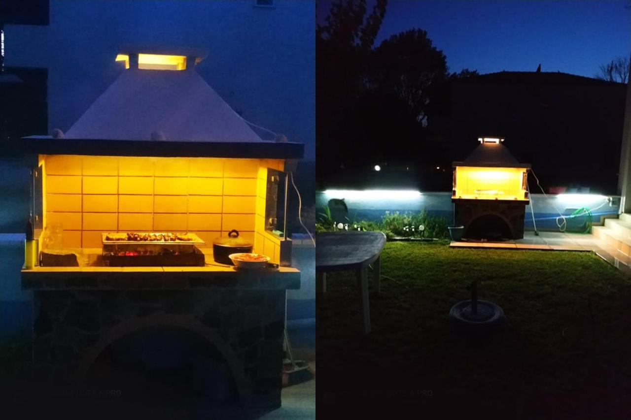 Villa Dolphins House Paralia Avdhiron Esterno foto
